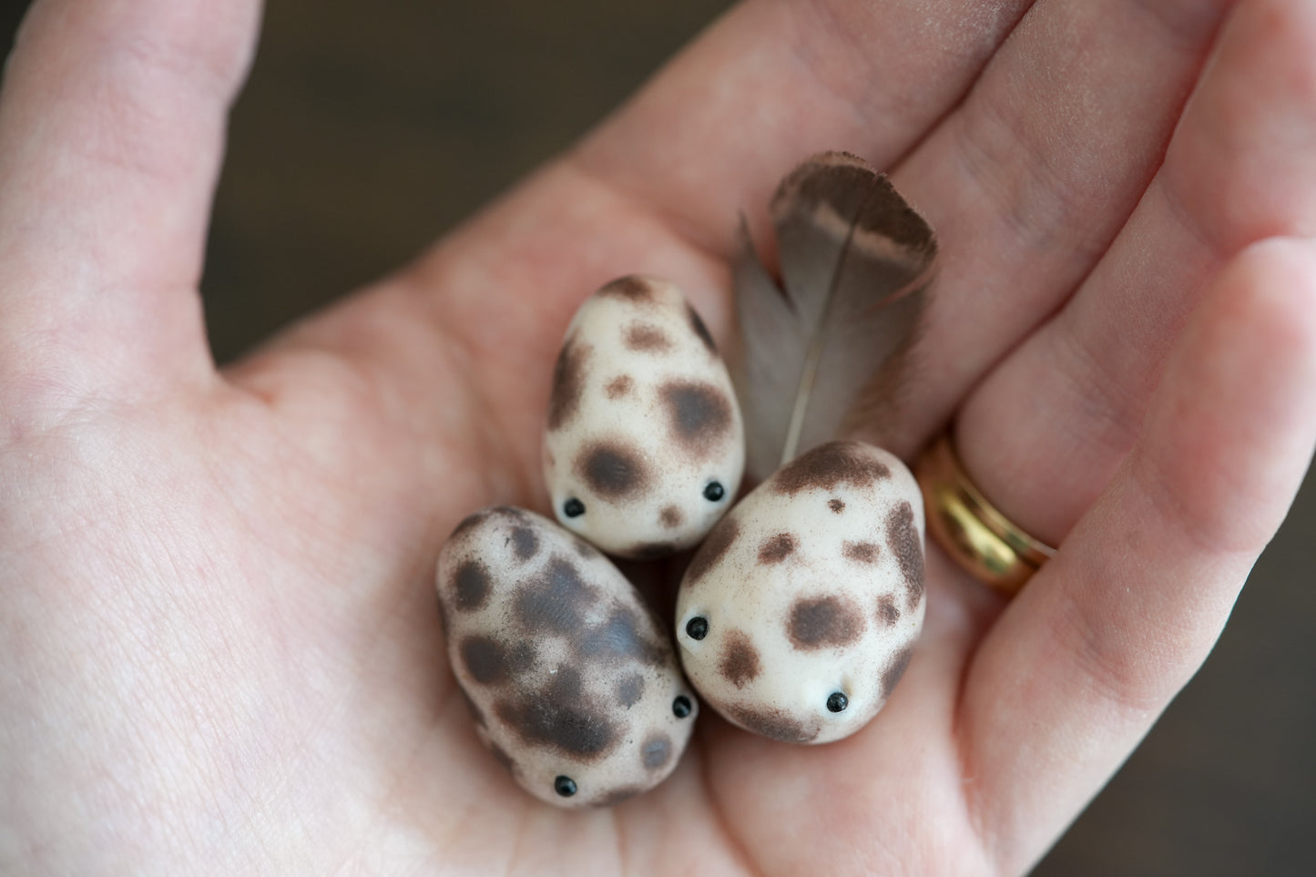 Quail Eggs — PolymerClay Figurine