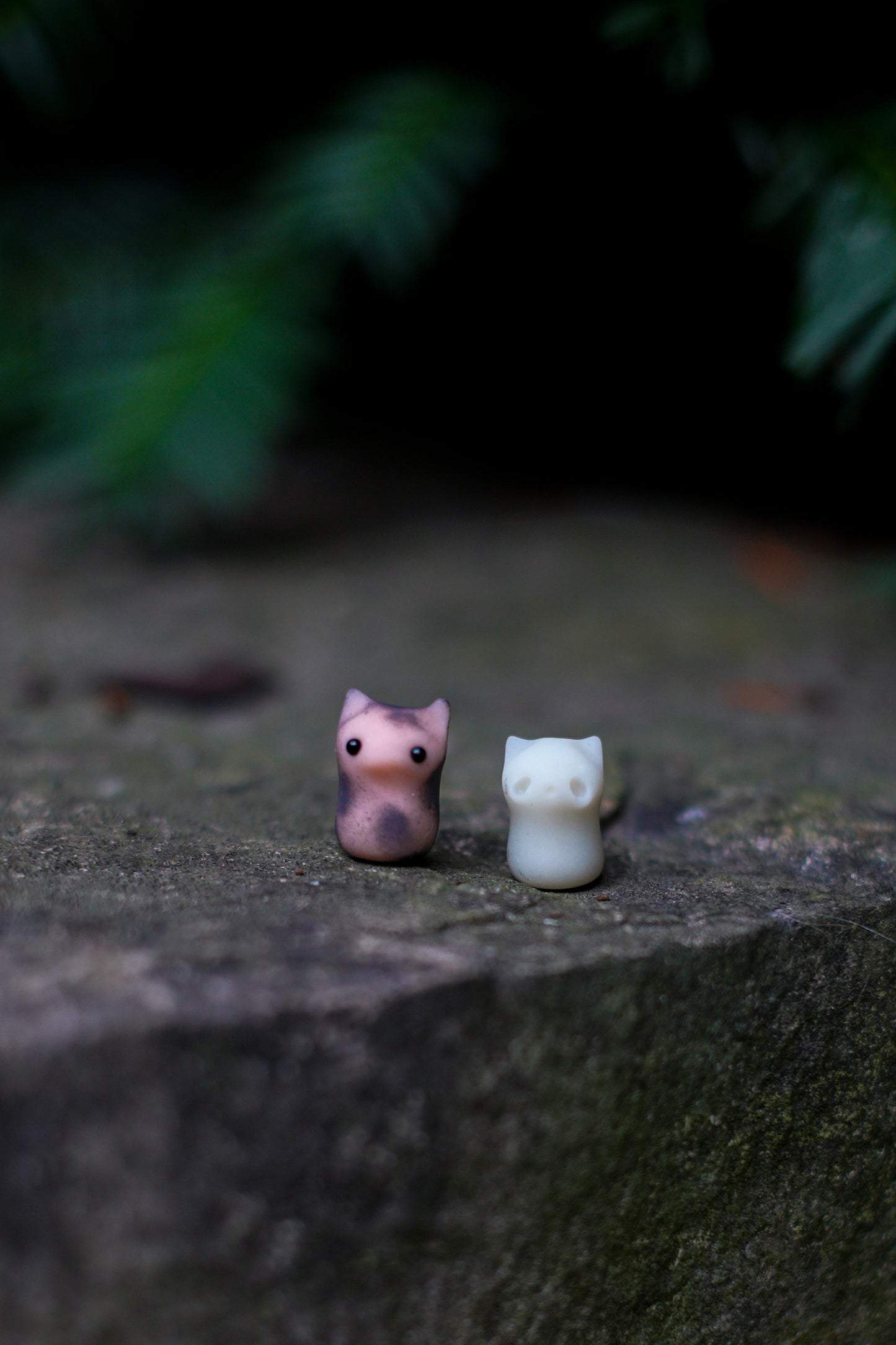 Ghost Cat — PolymerClay Figurine