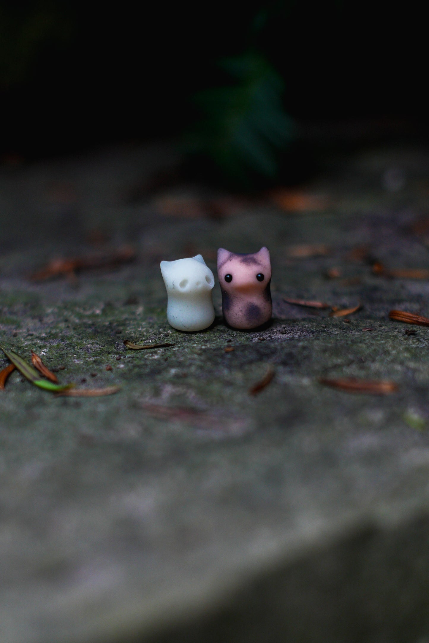 Ghost Cat — PolymerClay Figurine
