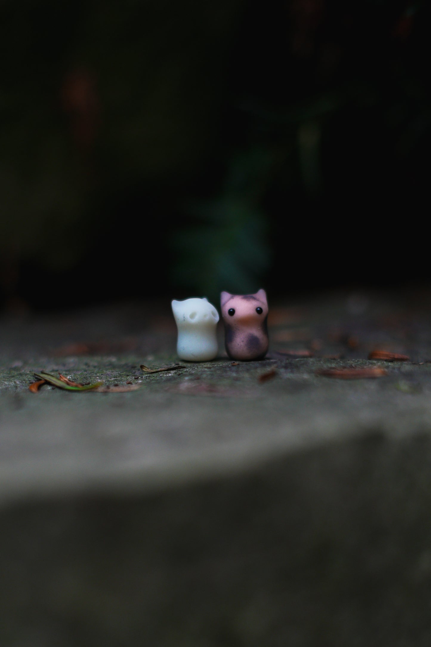 Ghost Cat — PolymerClay Figurine