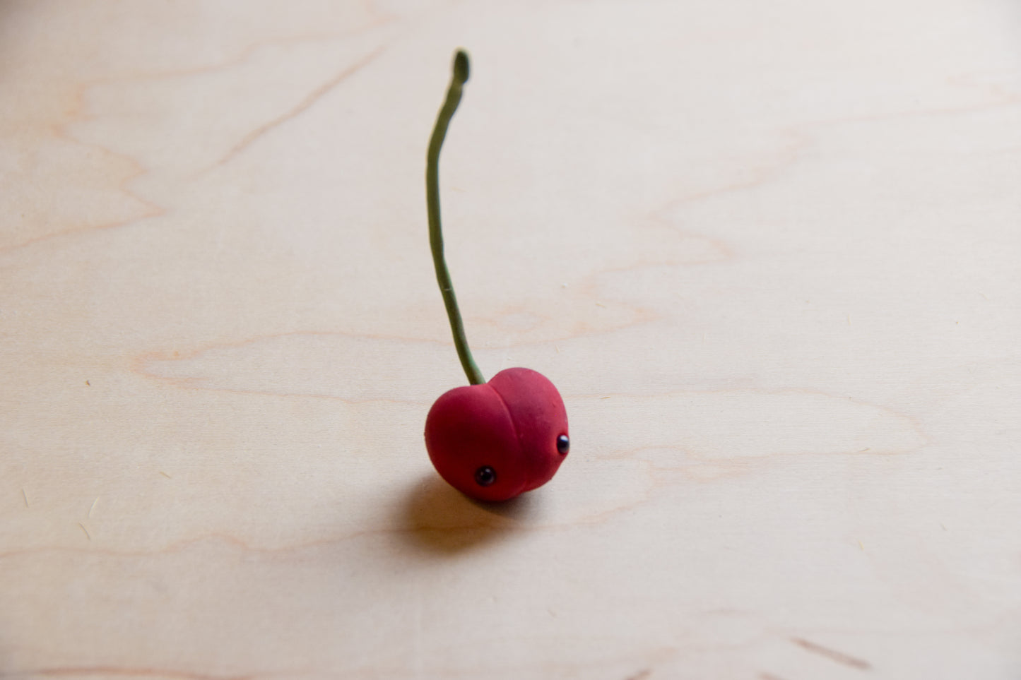 Cherry Pixie — PolymerClay Figurine