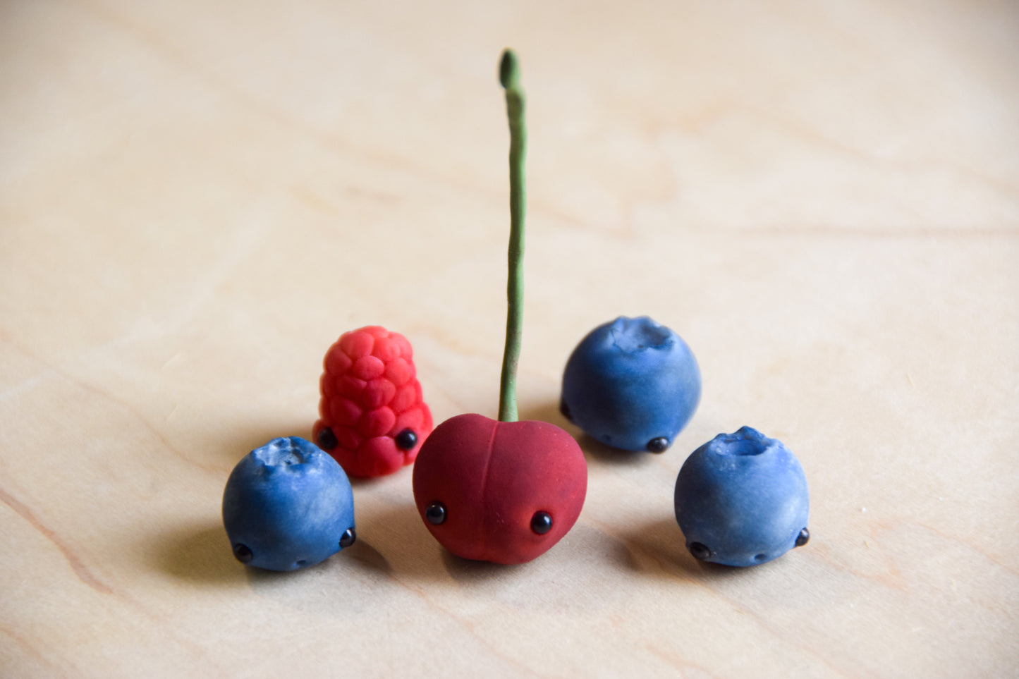 Cherry Pixie — PolymerClay Figurine