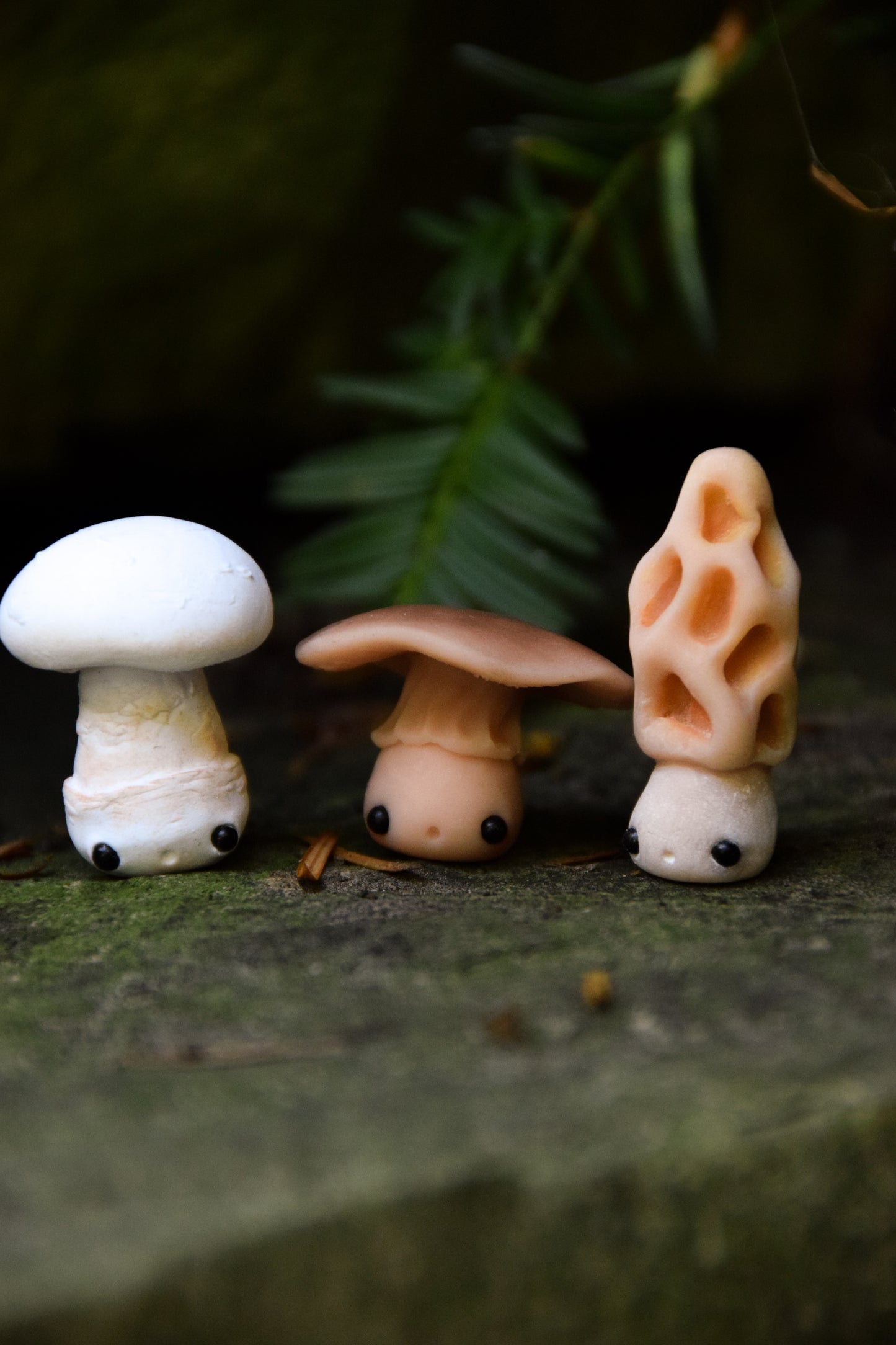 Mushrooms — PolymerClay Figurine