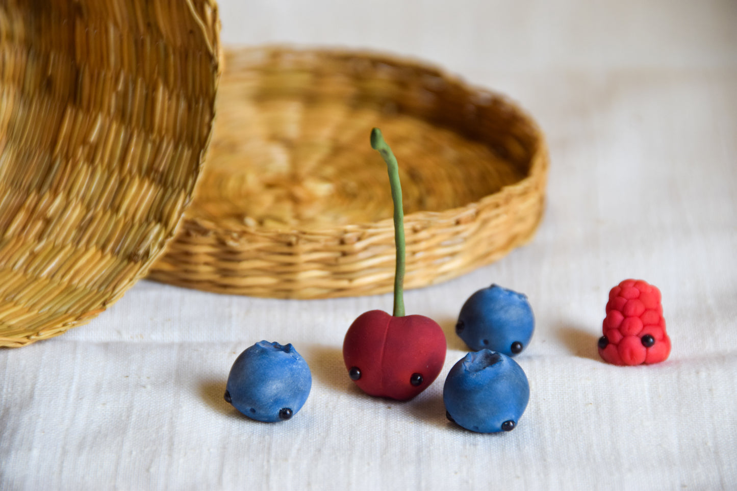 Cherry Pixie — PolymerClay Figurine