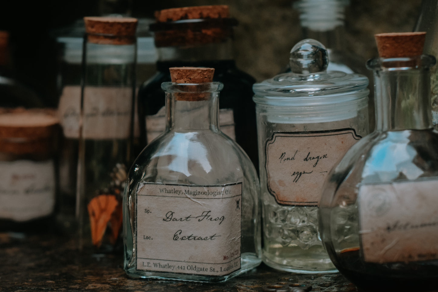 Vintage Spooky Apothecary Potion Labels - Printable Download