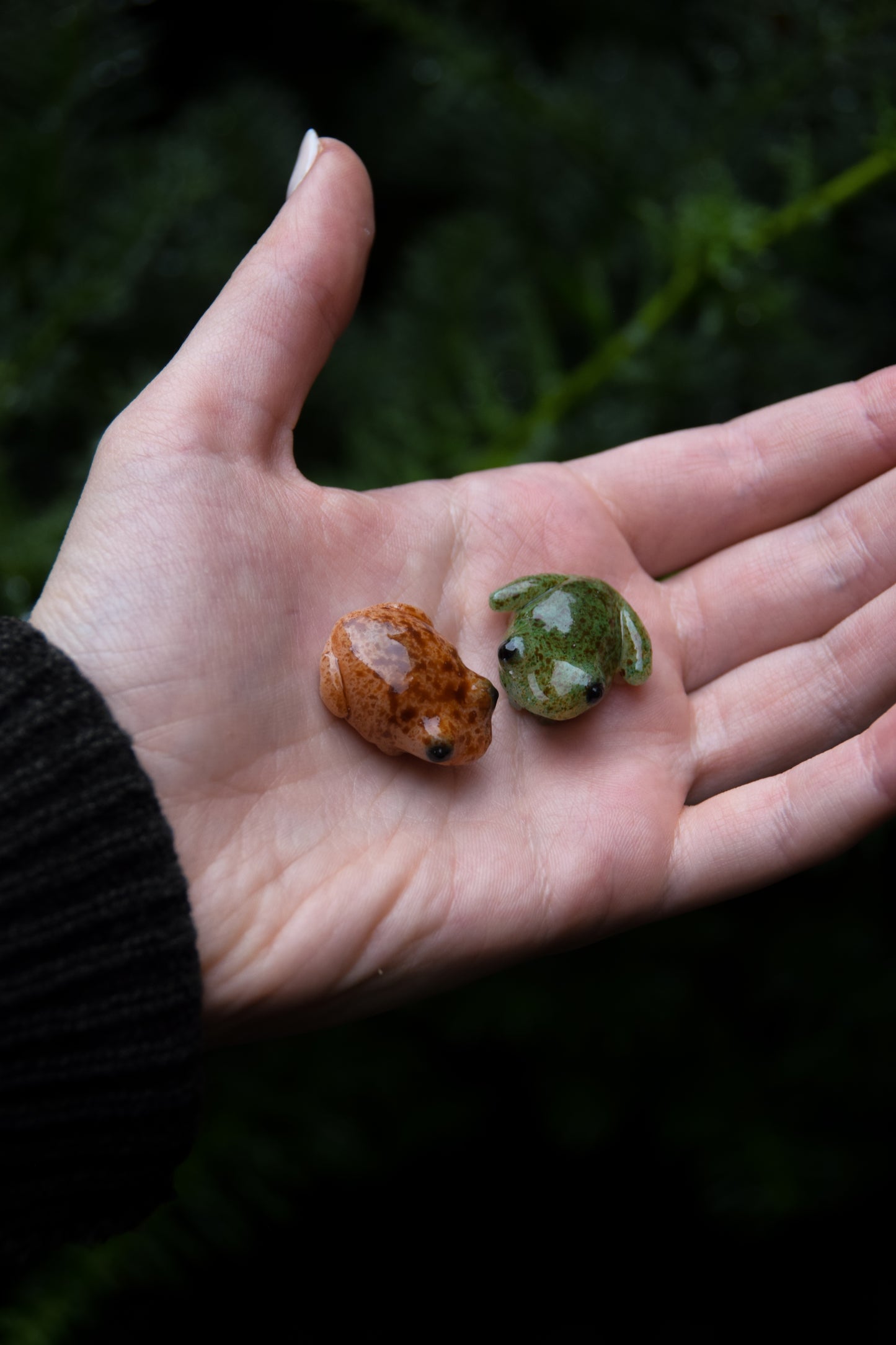 Toads — PolymerClay Figurine