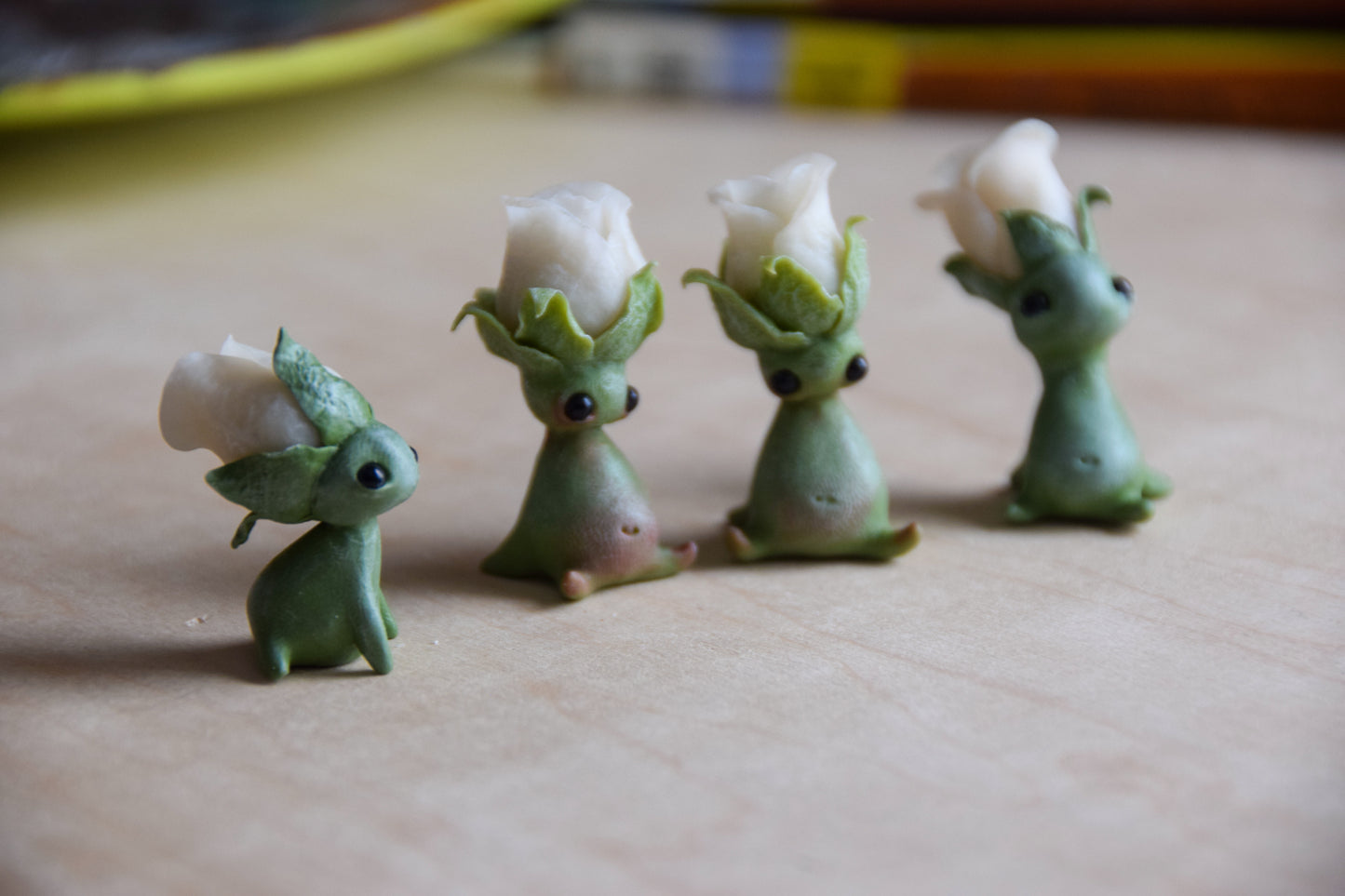 Rose Buds - PolymerClay Figurine