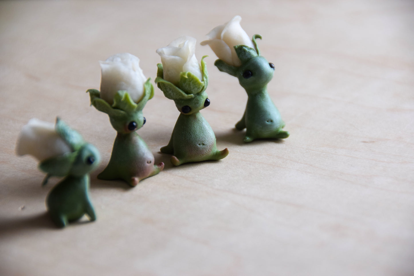 Rose Buds - PolymerClay Figurine