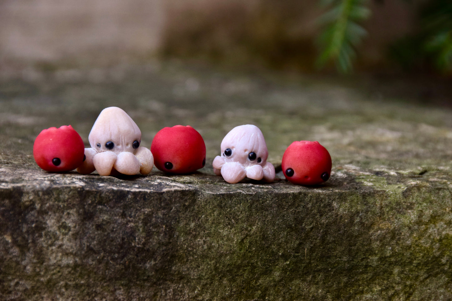 Cranberry Pixie — PolymerClay Figurine