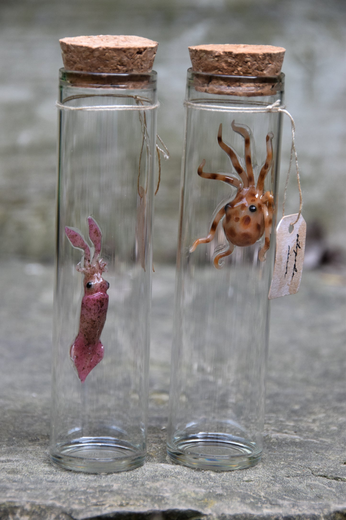 Lifelike Squid Sculpture
