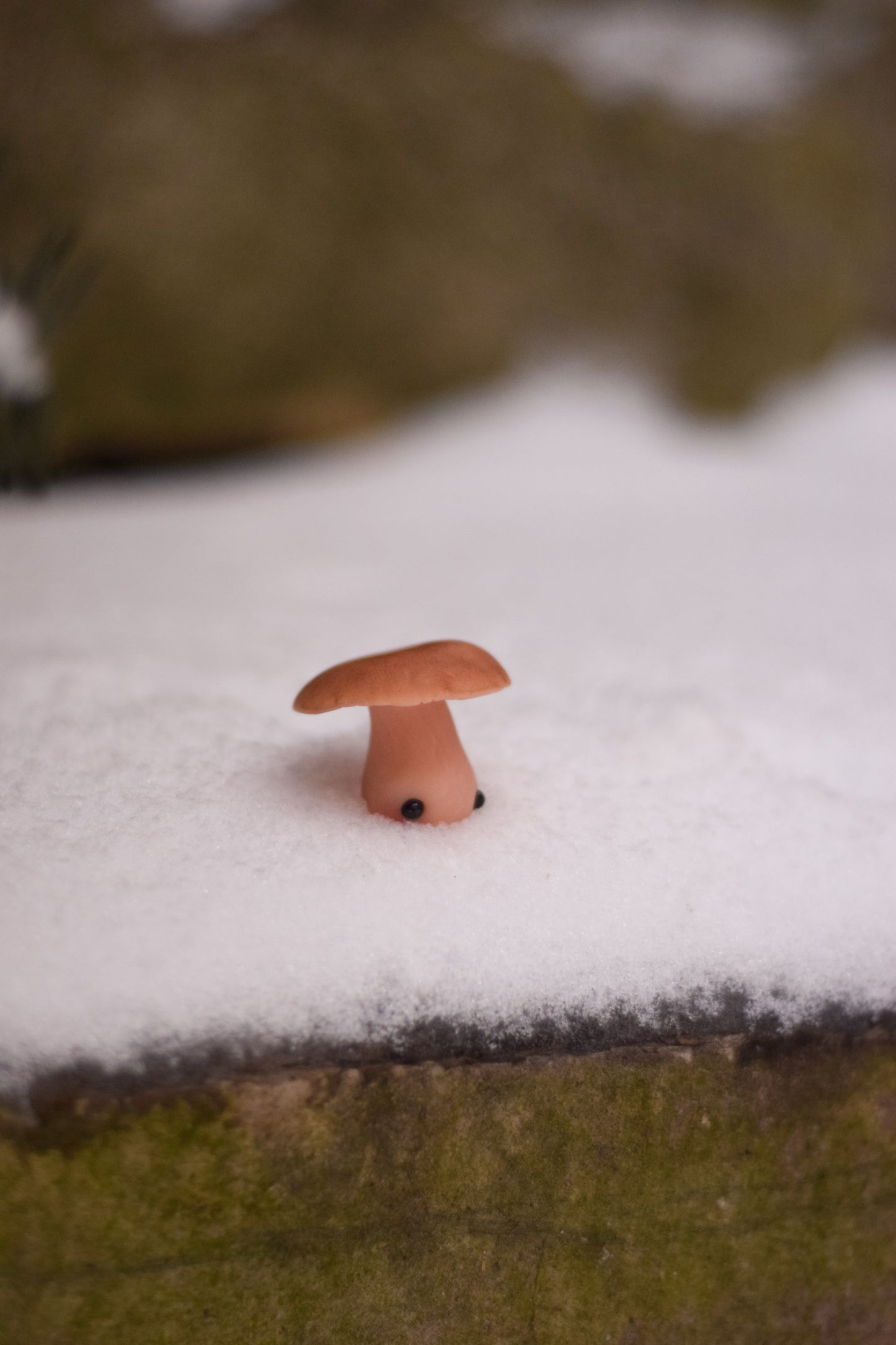 Miniature Mushroom - PolymerClay Figurine