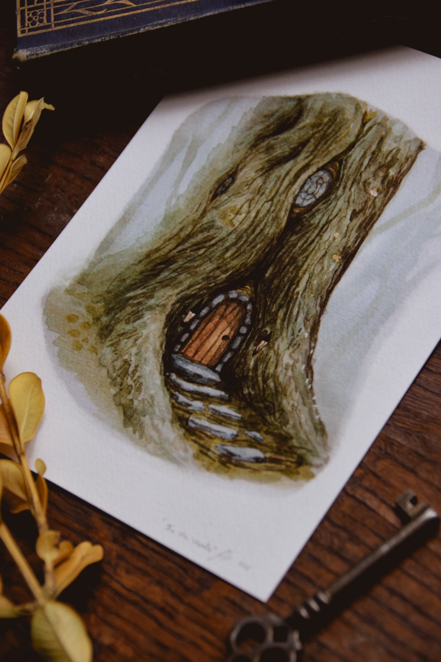 Forest Cottage - Giclée Art Print