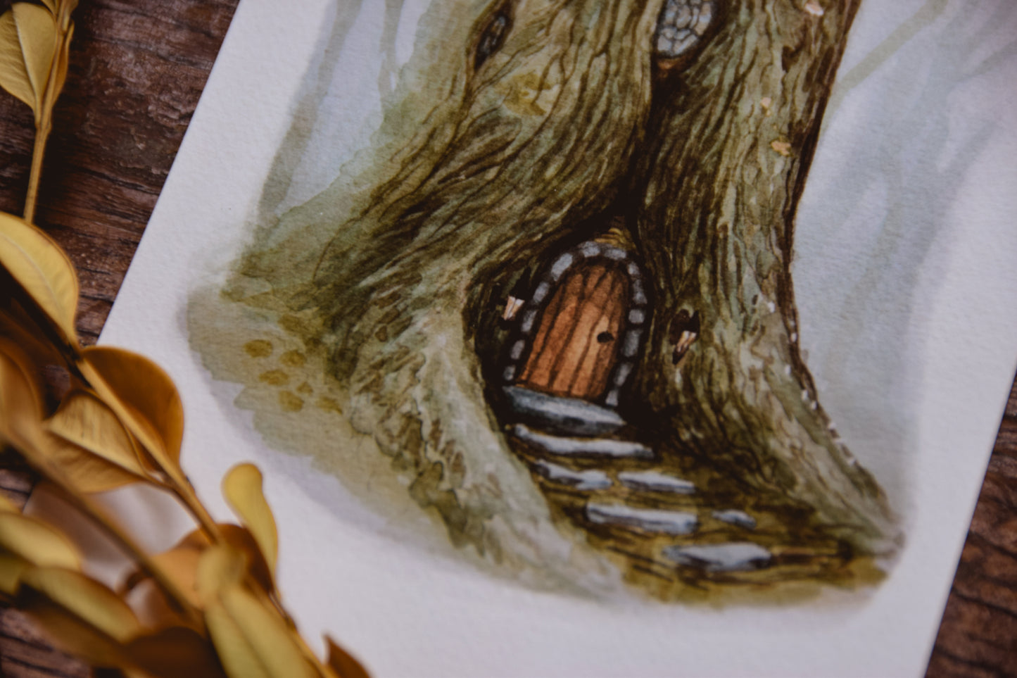 Forest Cottage - Giclée Art Print