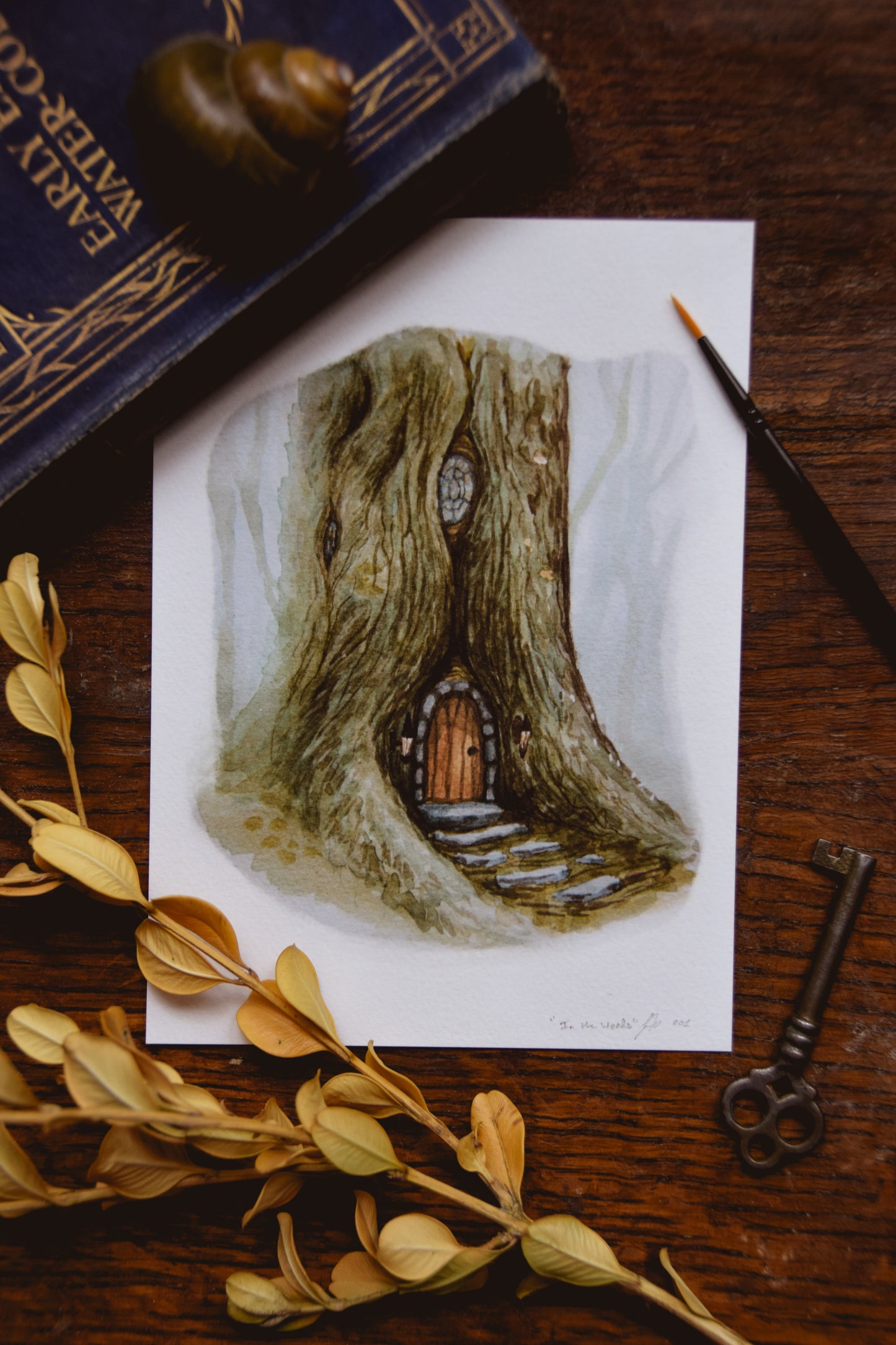 Forest Cottage - Giclée Art Print