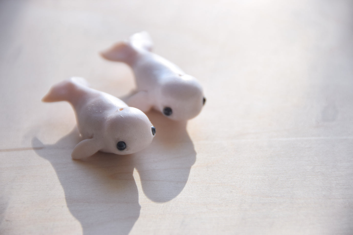 Beluga Whale - PolymerClay Figurine