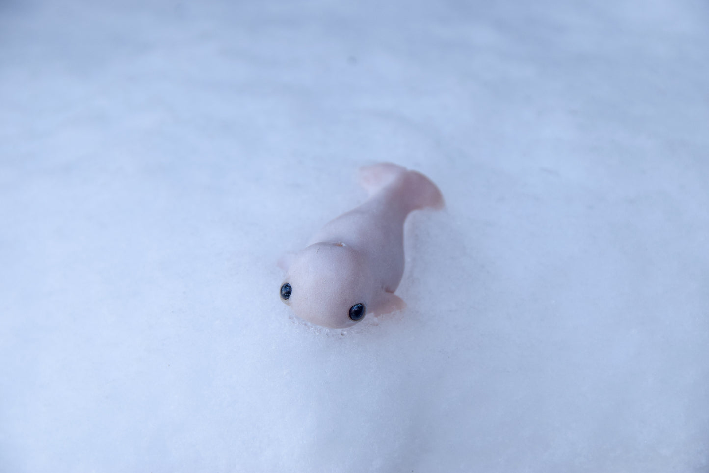 Beluga Whale - PolymerClay Figurine