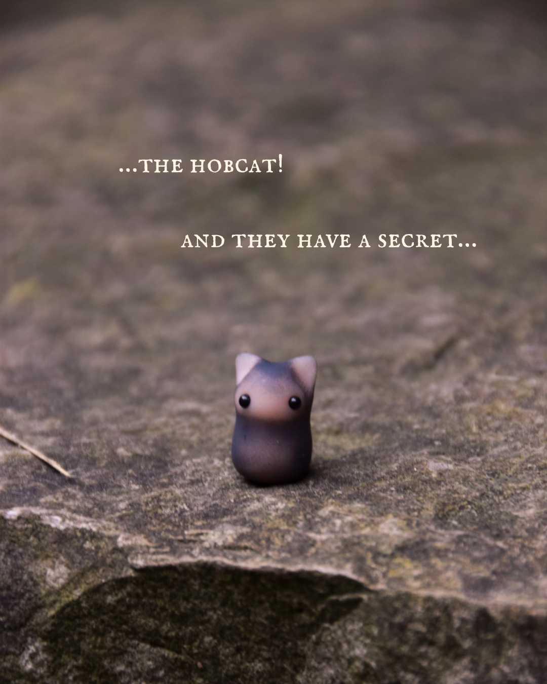 Ghost Cat — PolymerClay Figurine