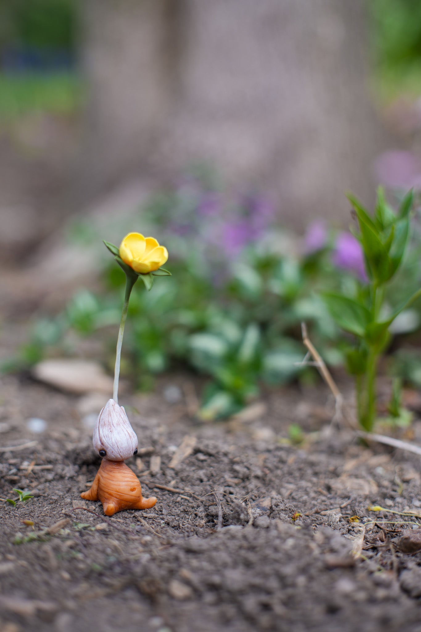 Winter Aconite — PolymerClay Figurine