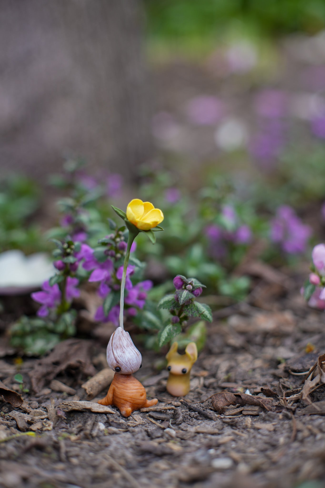 Winter Aconite — PolymerClay Figurine