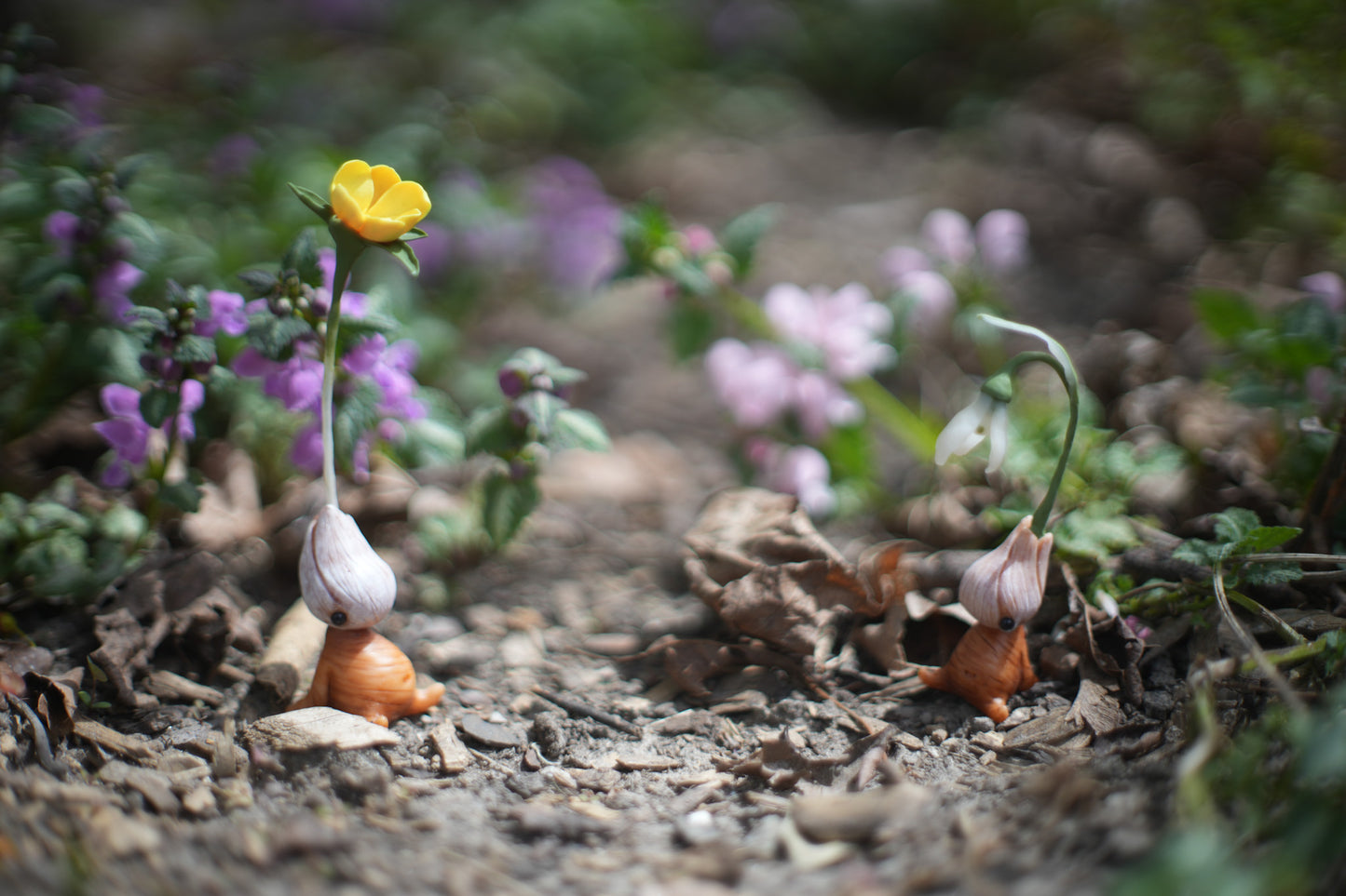 Winter Aconite — PolymerClay Figurine