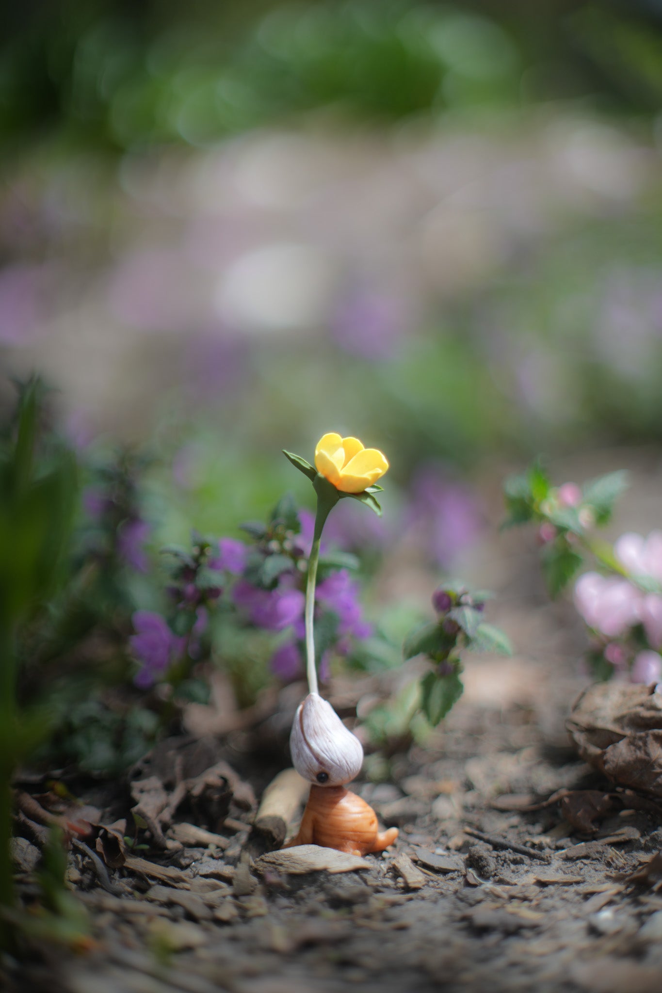 Winter Aconite — PolymerClay Figurine