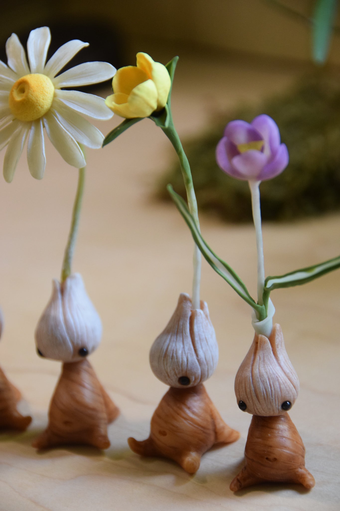 Winter Aconite — PolymerClay Figurine