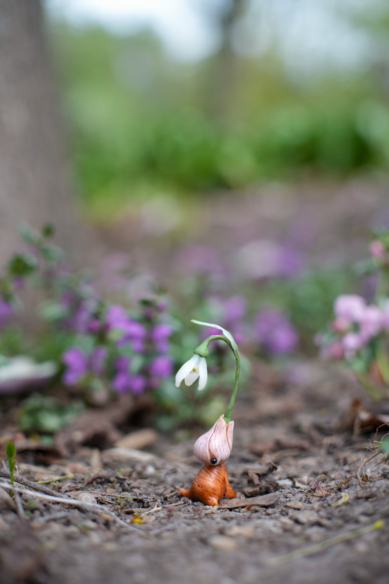Snowdrop — PolymerClay Figurine