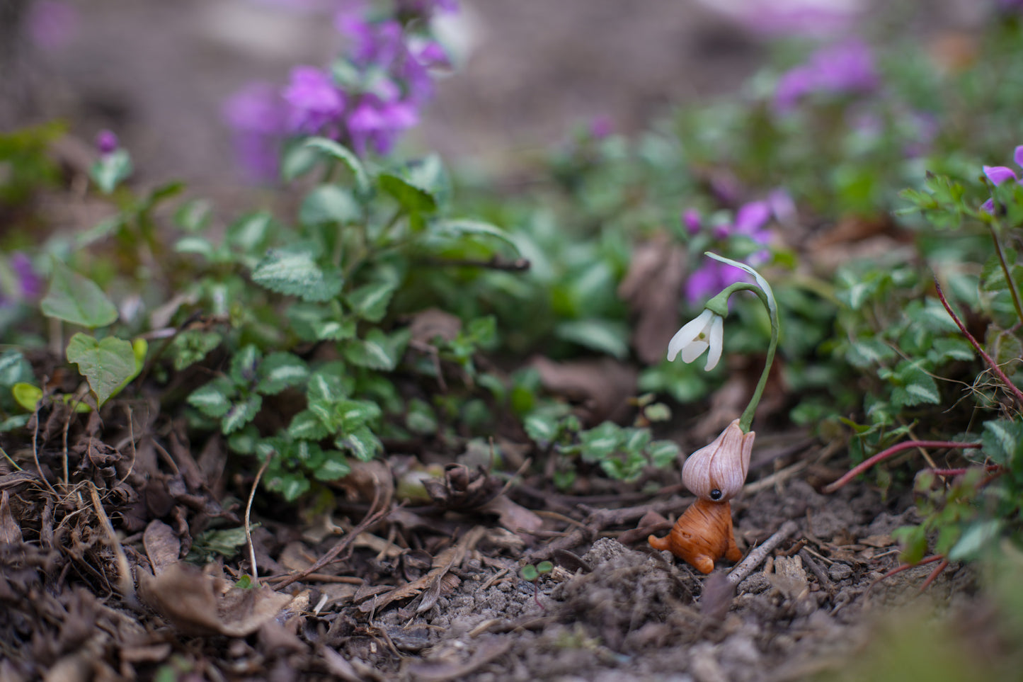 Snowdrop — PolymerClay Figurine