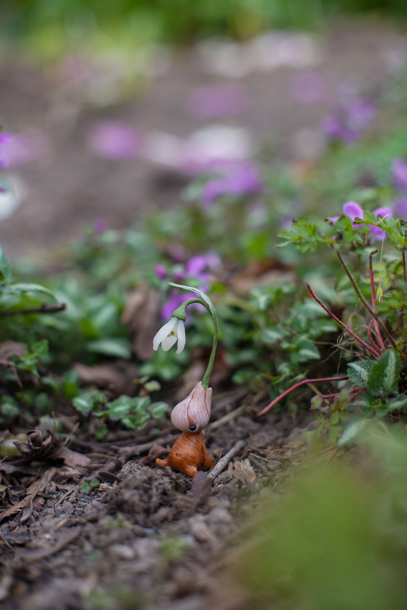Snowdrop — PolymerClay Figurine