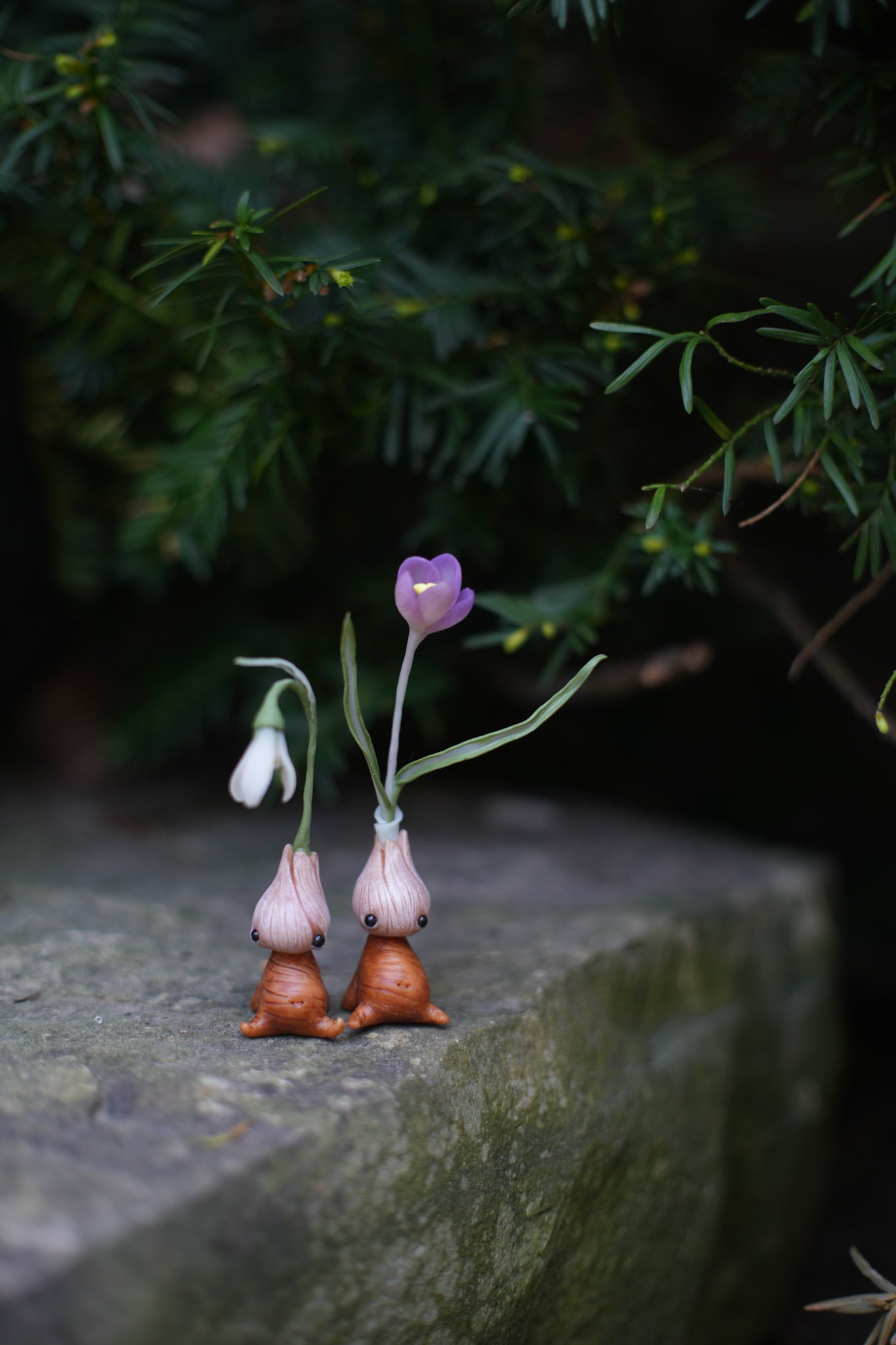 Snowdrop — PolymerClay Figurine