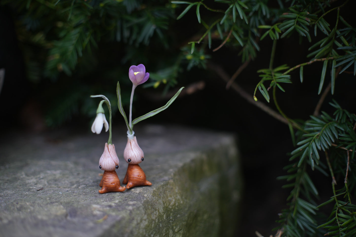 Snowdrop — PolymerClay Figurine