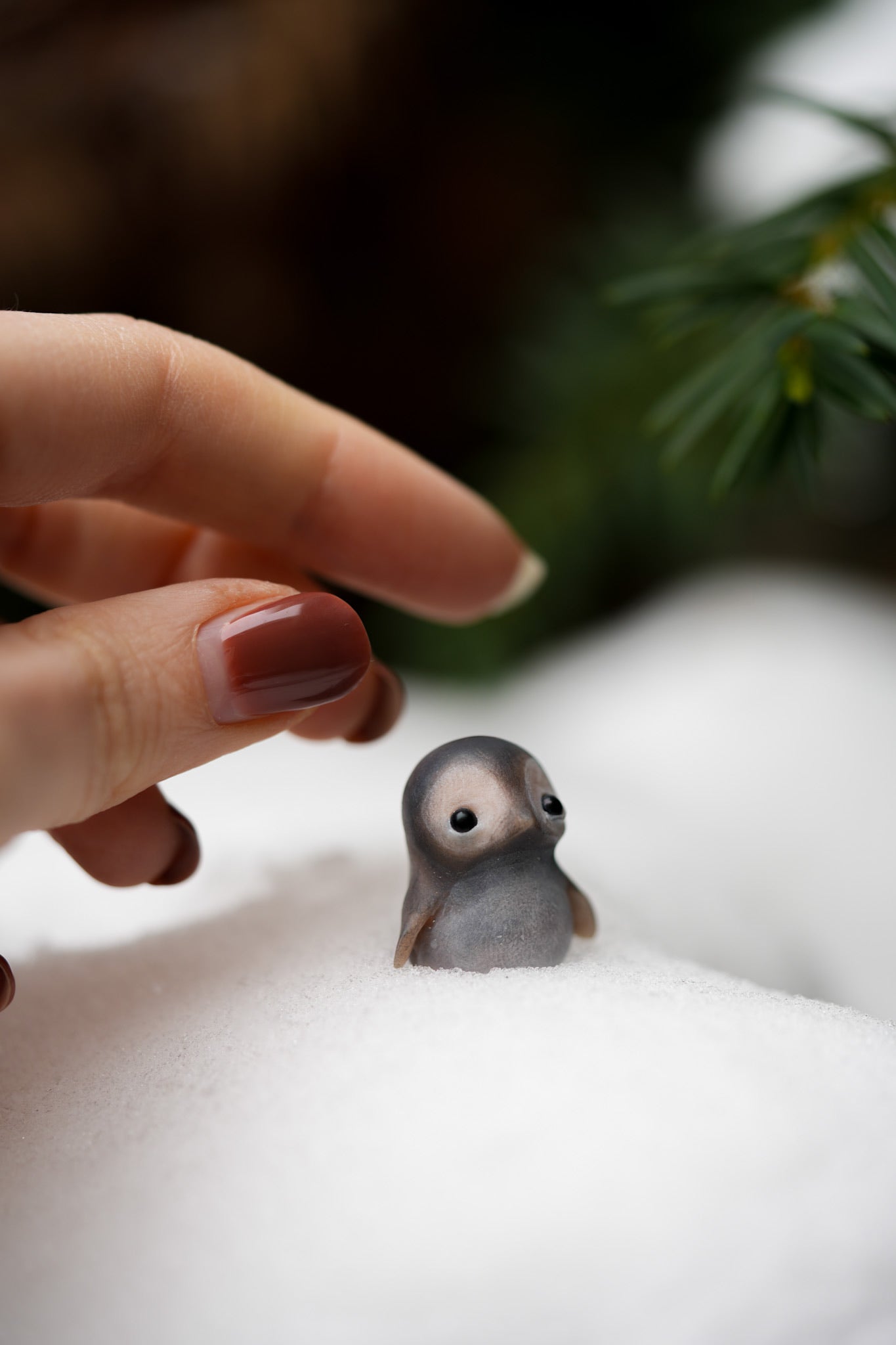 Penguin - PolymerClay Figurine