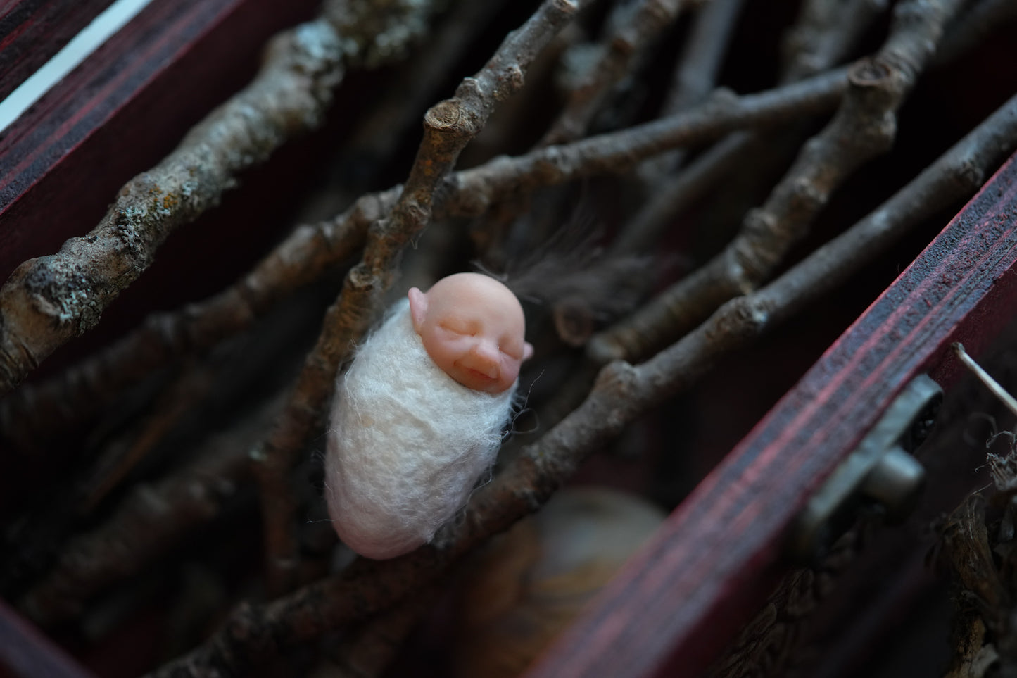 The Fairy Child — Miniature PolymerClay Figurine