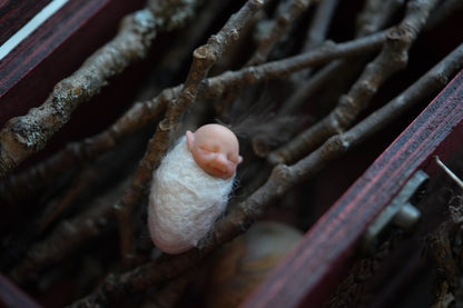 The Fairy Child — Miniature PolymerClay Figurine