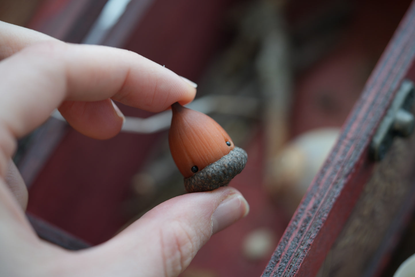 Acorn — PolymerClay Figurine