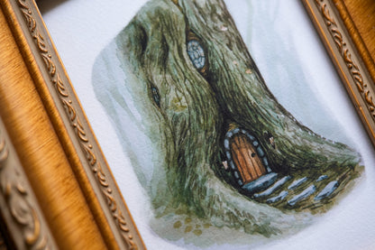 Forest Cottage - Giclée Art Print