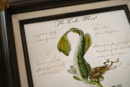 Northern Lakemaid with Notes - Giclée Art Print