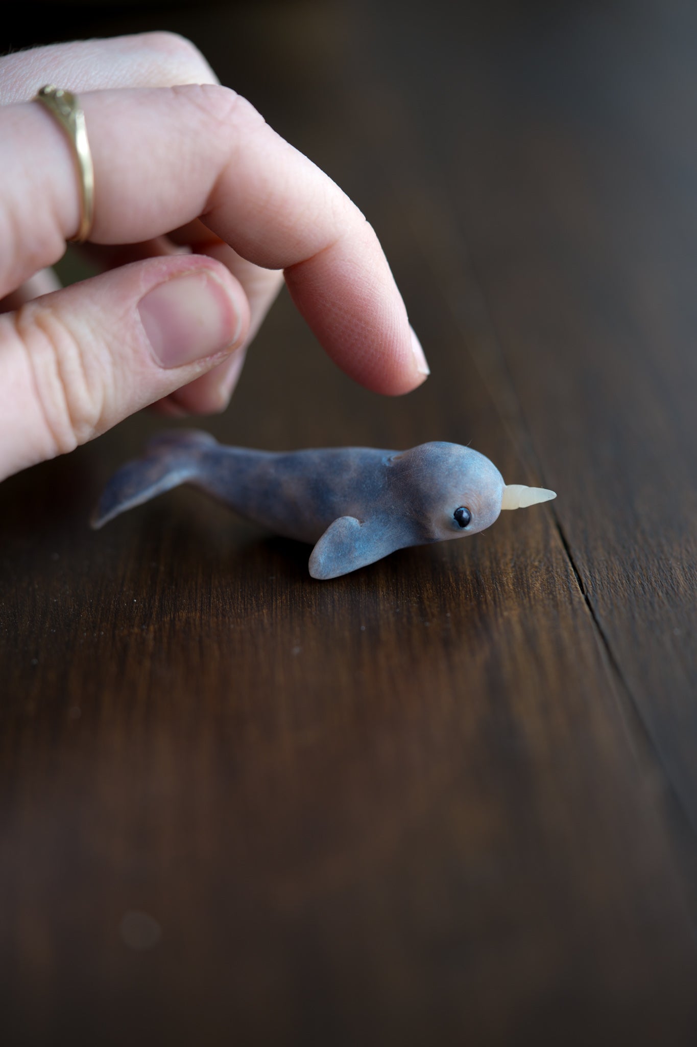Narwhal - PolymerClay Figurine