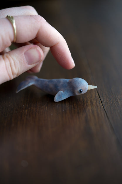Narwhal - PolymerClay Figurine