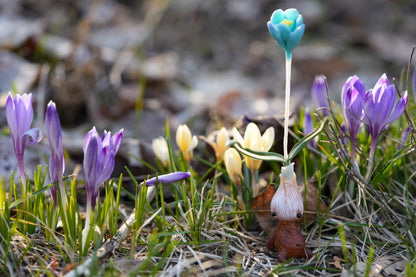 Blue Crocus — PolymerClay Figurine
