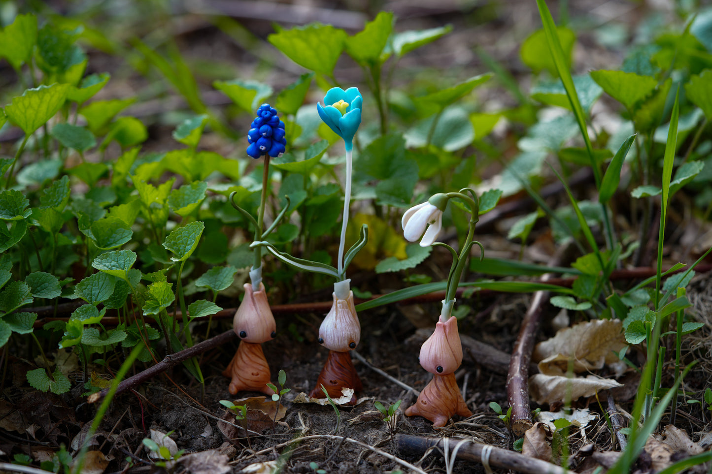 Grape Hyacinth — PolymerClay Figurine