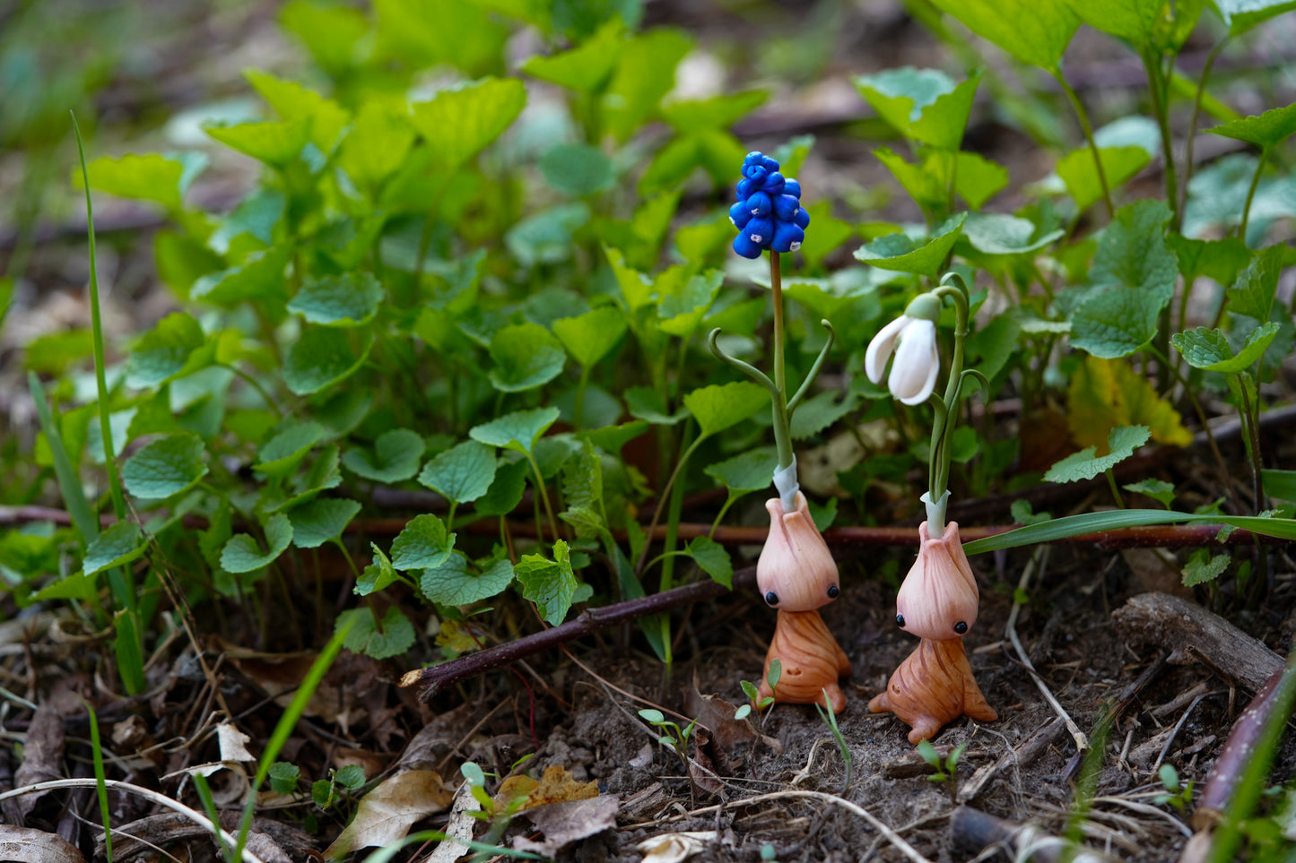 Grape Hyacinth — PolymerClay Figurine