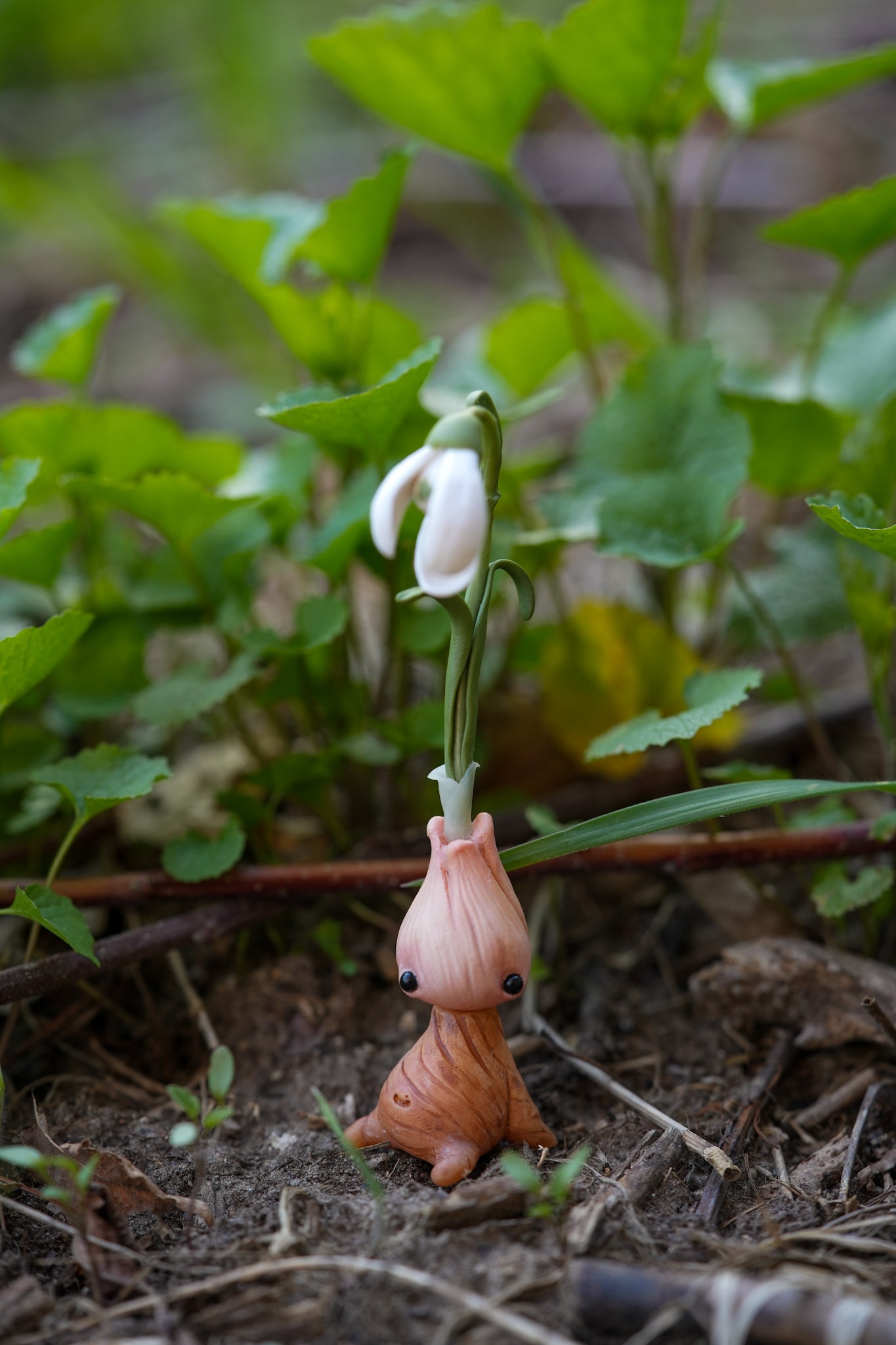 Snowdrop — PolymerClay Figurine