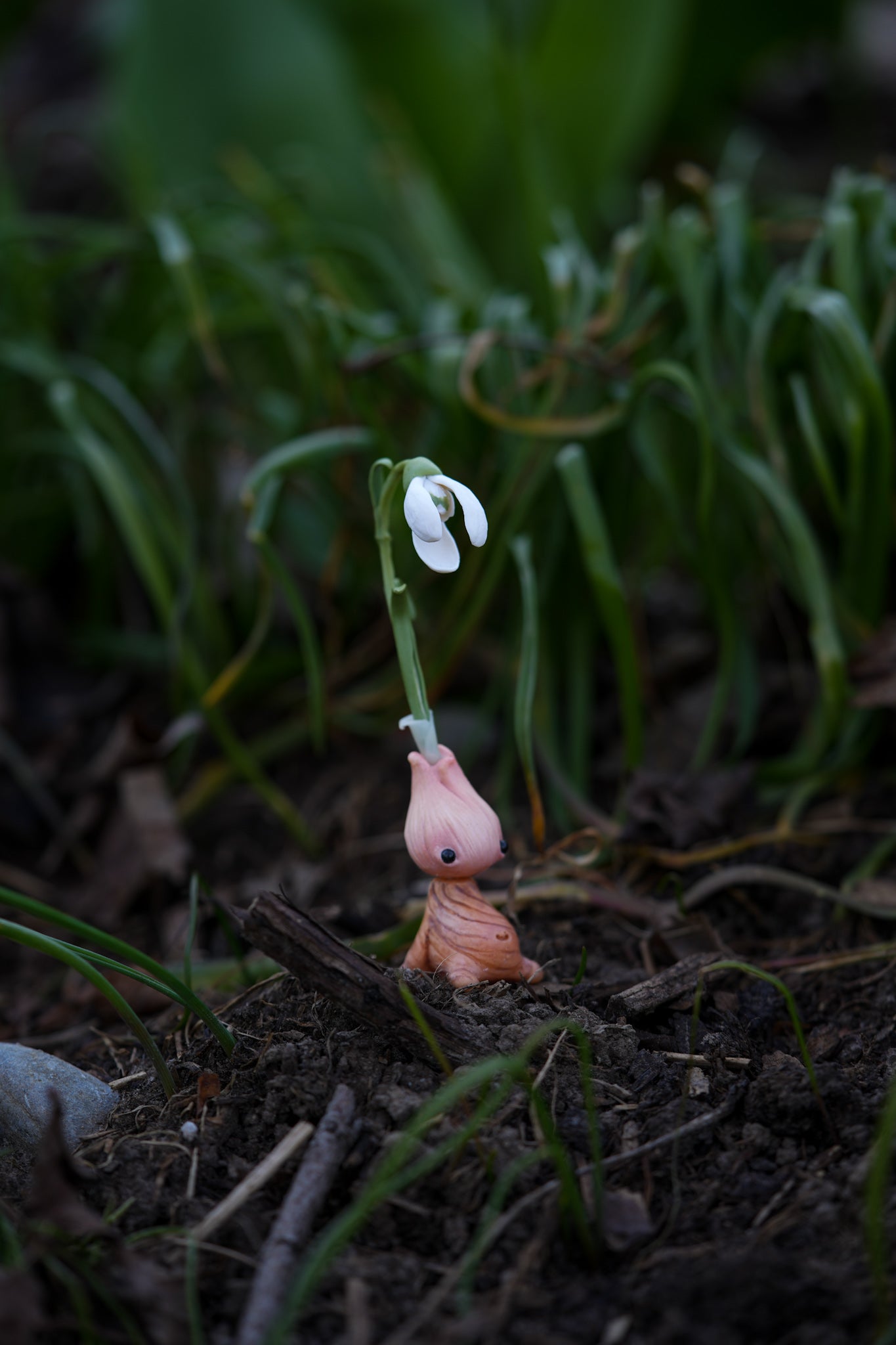 Snowdrop — PolymerClay Figurine