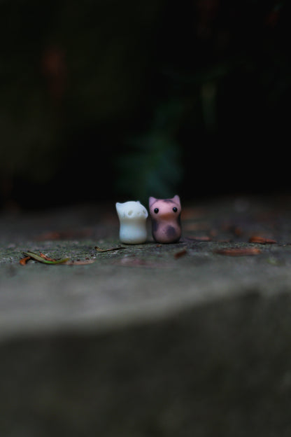 Ghost Cat — PolymerClay Figurine