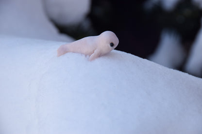 Beluga Whale - PolymerClay Figurine