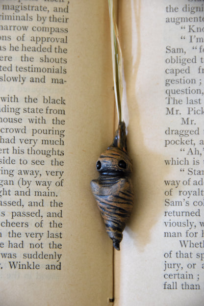 Grass Mandrake - PolymerClay Figurine in a test tube