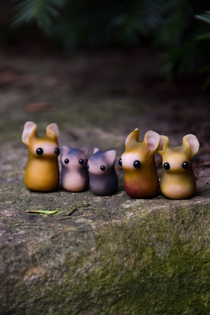 Miniature Hobcat — PolymerClay Figurine