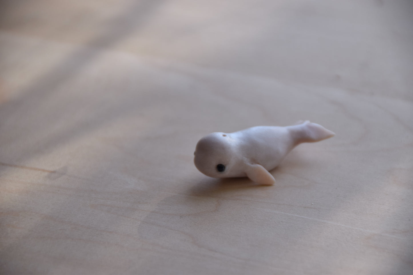 Beluga Whale - PolymerClay Figurine