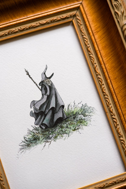 Grey Wizard - Giclée Art Print